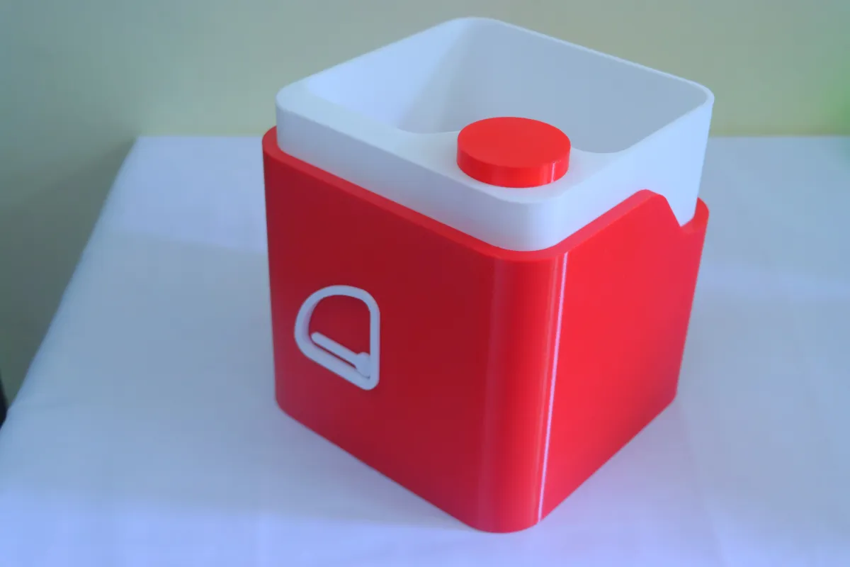 Pot de Fleur Design Bicolore