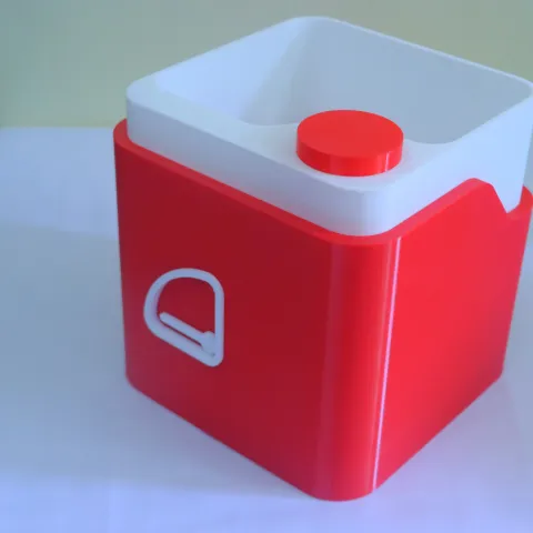 Pot de Fleur Design Bicolore